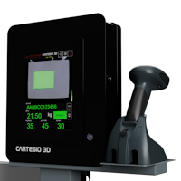 Cartesio3D pannello utente e pistola barcode